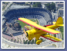 Biplane Ride Over Downtown Atlanta Flight