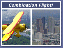 Biplane Ride Over Downtown Atlanta Flight