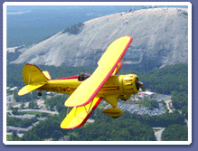 Biplane Ride Over Downtown Atlanta Flight